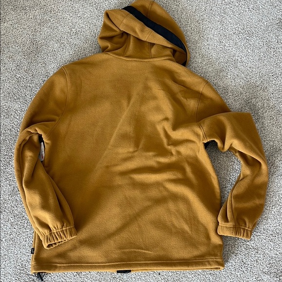 Puma Tan and Black Zip Up Fleece Jacket - Picture 6 of 6